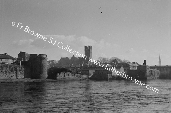 VIEW OF CASTLE AND ST MARYS FROM CLARE BANK